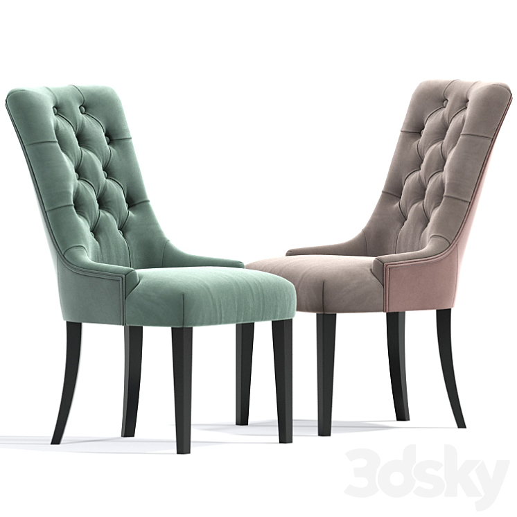 Casamilano Tangeri Dining Table Chair 3DS Max - thumbnail 2