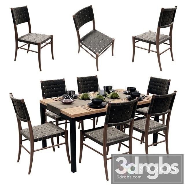 CB Dining Table 3dsmax Download - thumbnail 1