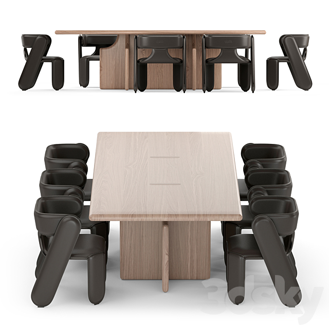 Chair and table factory LUM 3DSMax File - thumbnail 3