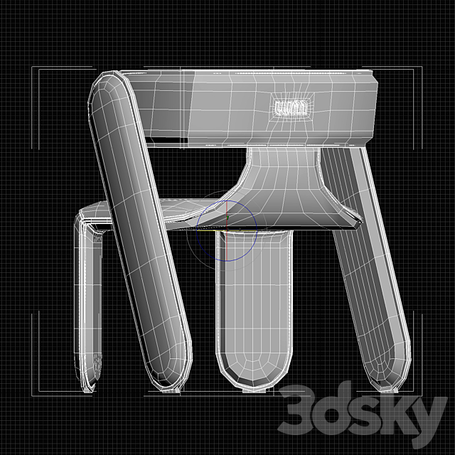 Chair and table factory LUM 3DSMax File - thumbnail 7