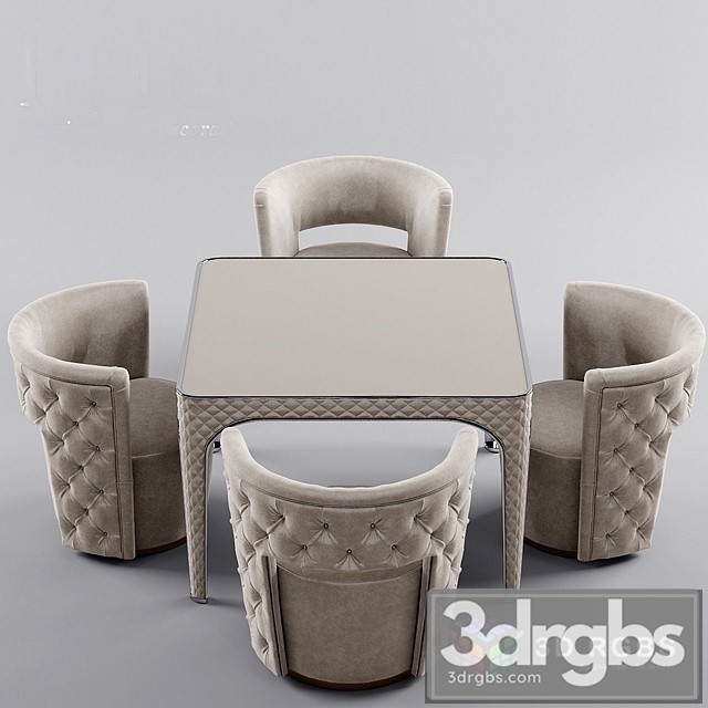 Chair and Table Rugiano Giotto 3dsmax Download - thumbnail 1