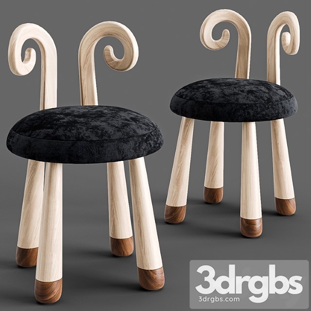 Chair children 2 3dsmax Download - thumbnail 1