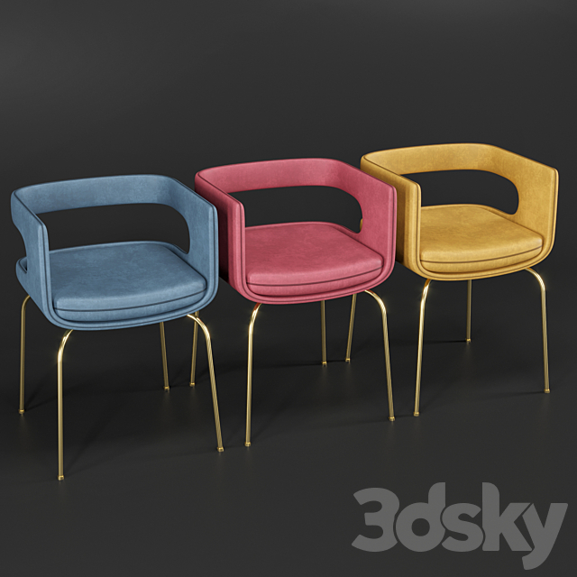 Chair & table 3DSMax File - thumbnail 3