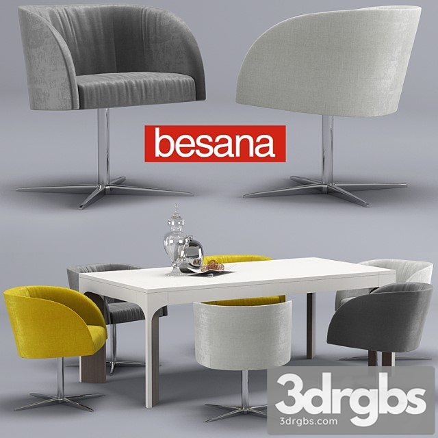 Chair-table soul-thea besana 2 3dsmax Download - thumbnail 1