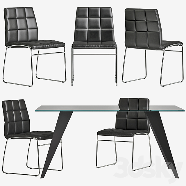 Chair_Explorer_Table_Nack_La Forma (Julia Grup) 3ds Max - thumbnail 1