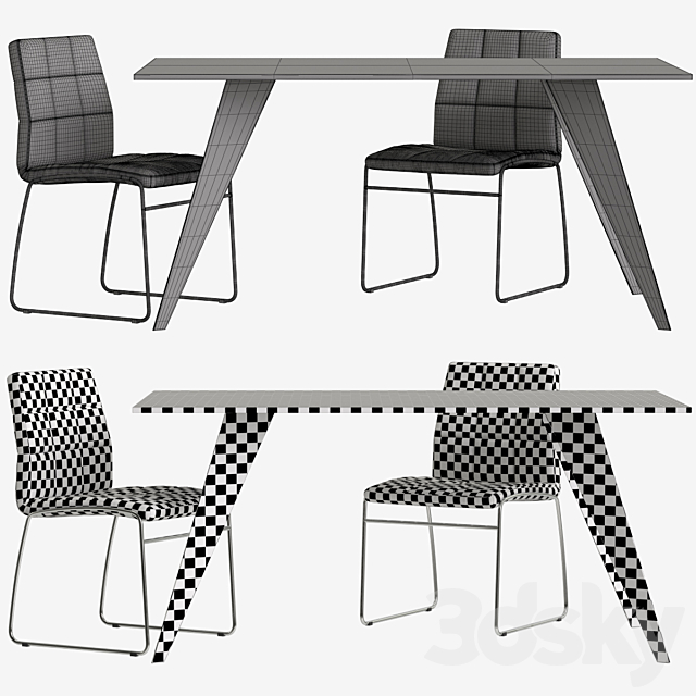 Chair_Explorer_Table_Nack_La Forma (Julia Grup) 3ds Max - thumbnail 3