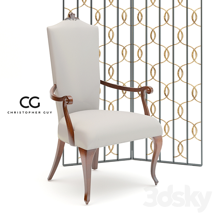 Christopher Guy Grace Dining Set 3DS Max - thumbnail 2