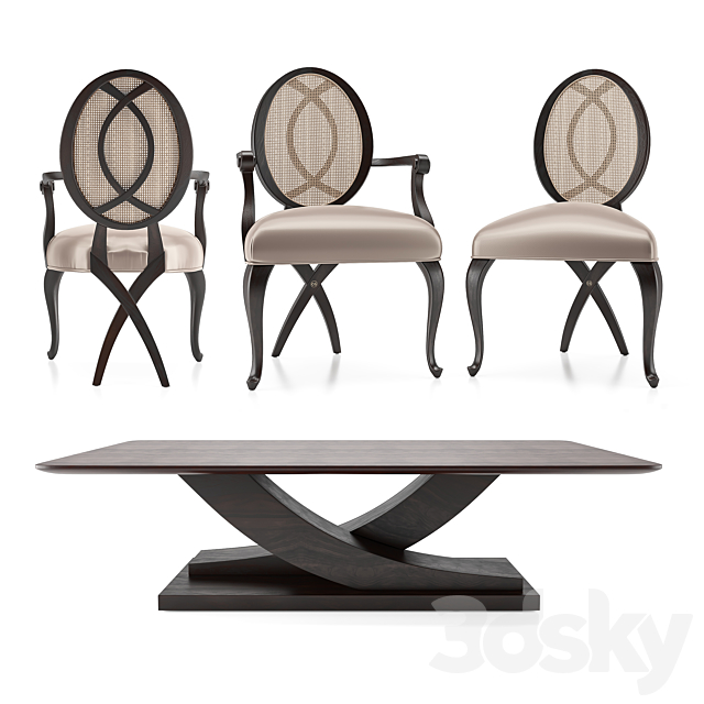 Christopher Guy – Set Table CG3A1 3DS Max Model - thumbnail 2