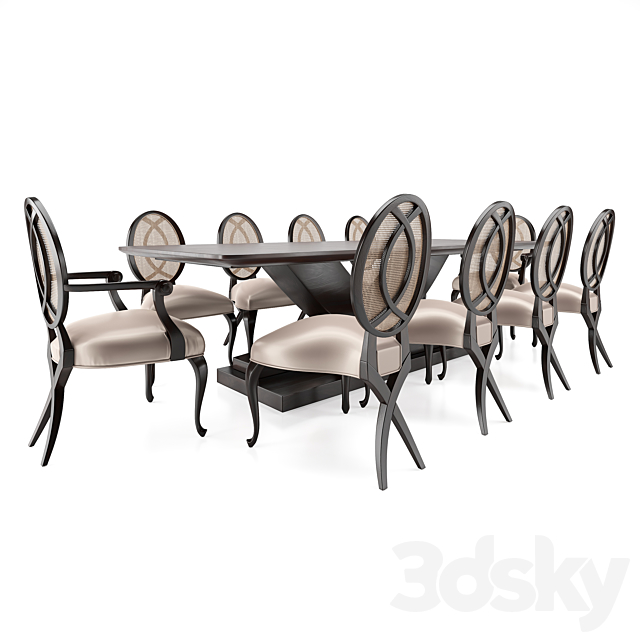 Christopher Guy – Set Table CG3A1 3DS Max Model - thumbnail 3