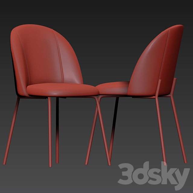 Cloyd Dining Table Chair Collection 3DS Max Model - thumbnail 4