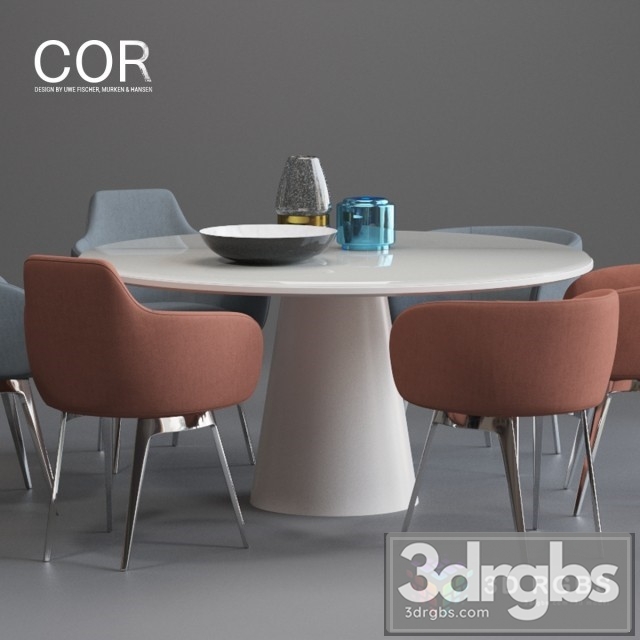 Cor Roc Conic Boconcept Decor Set 3dsmax Download - thumbnail 1