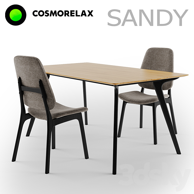 Cosmorelax_Sandy_set 3ds Max - thumbnail 1