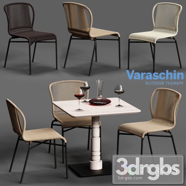 Cricke Table and Chair 3dsmax Download - thumbnail 1