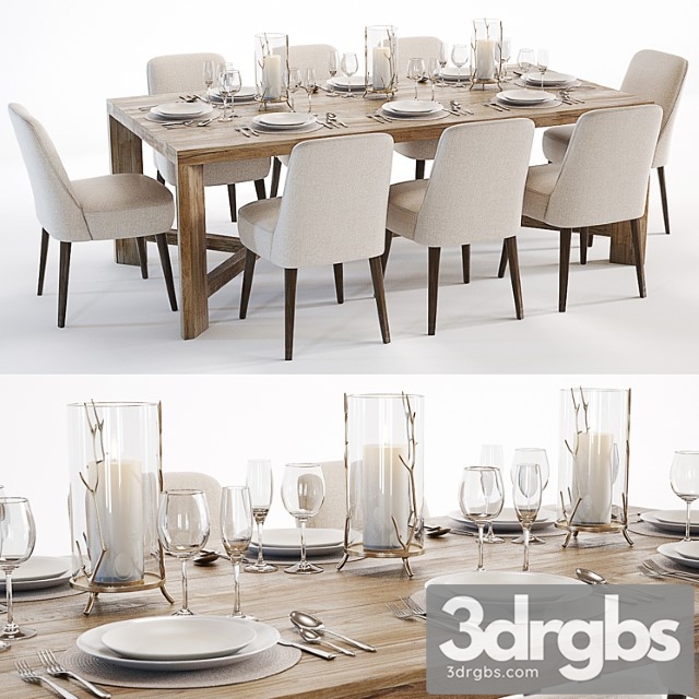 Curations limited gernoble & torino table set - thumbnail 1