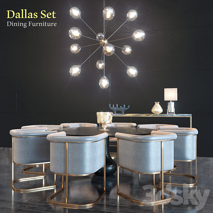 Dallas Set 3DS Max - thumbnail 1