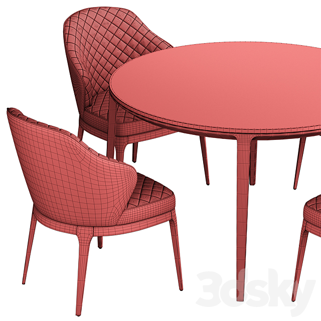 DEAN Chair Table 3DSMax File - thumbnail 5