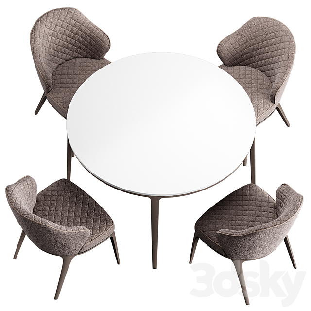 DEAN S Chair Table 3DSMax File - thumbnail 5