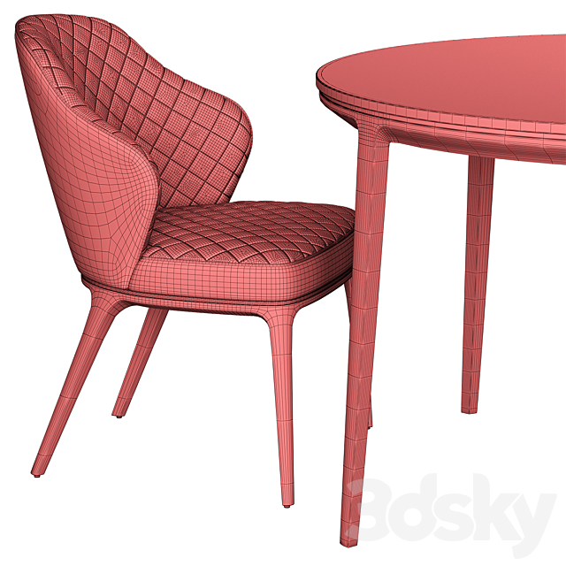 DEAN S Chair Table 3DSMax File - thumbnail 6