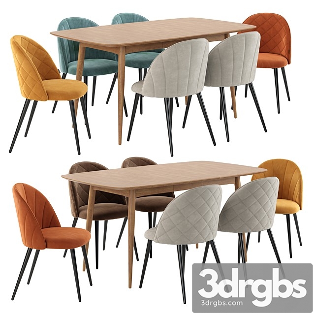 Deephouse Dining Chair Paris 3dsmax Download - thumbnail 1