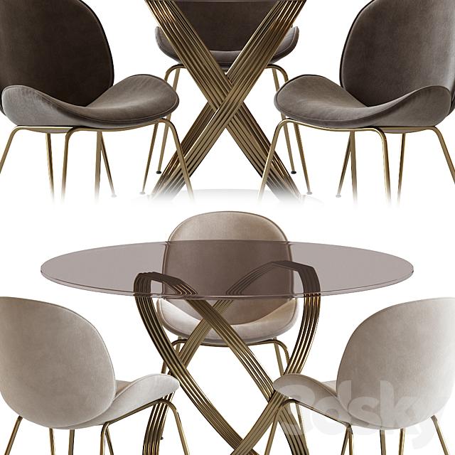 Deephouse San-remo Chair and Halmar Optico 3DSMax File - thumbnail 3