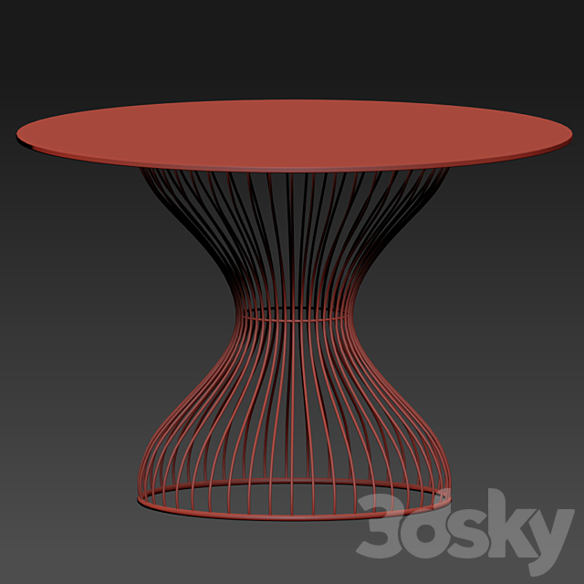 Demi Dining Chair Table 3DSMax File - thumbnail 3