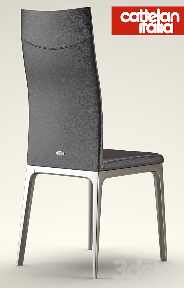 Desk-chair Monaco-Arcadia. Cattelan Italia 3DSMax File - thumbnail 3