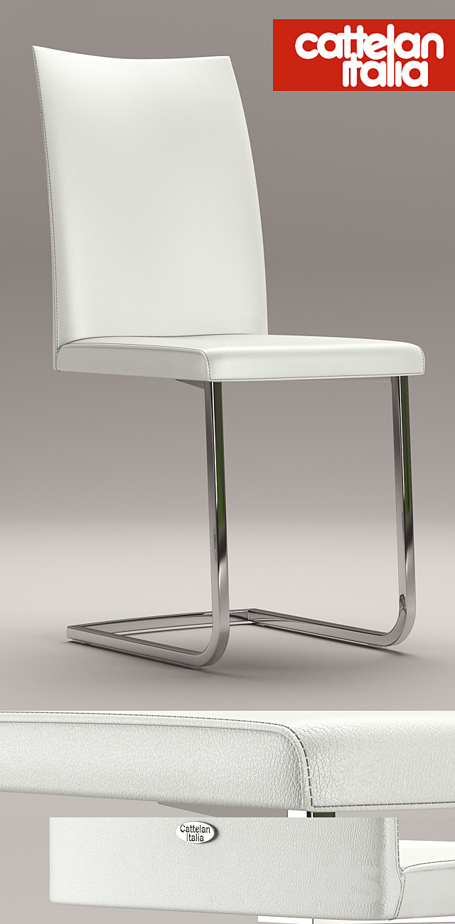 Desk-chair Pedro-Janet Cattalan Italia 3ds Max - thumbnail 2