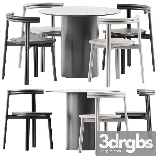 Dial dining table and twill chair by designbythem - thumbnail 1