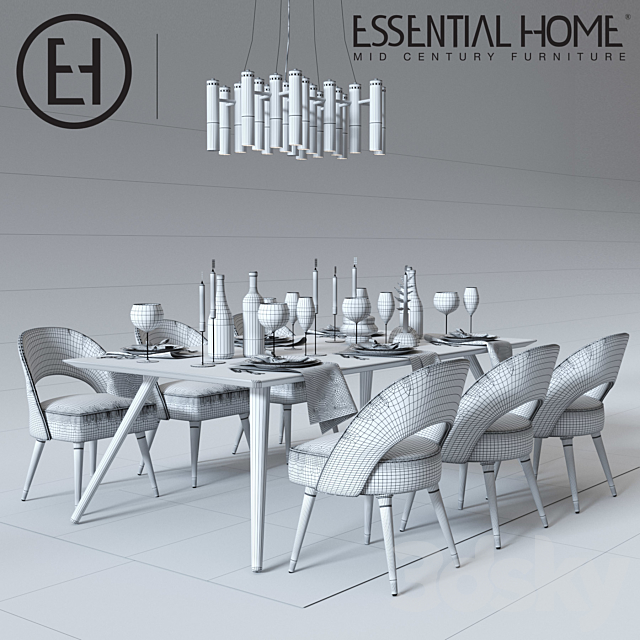 Dining and serving 3DSMax File - thumbnail 3