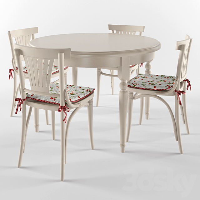 Dining group 3DSMax File - thumbnail 1