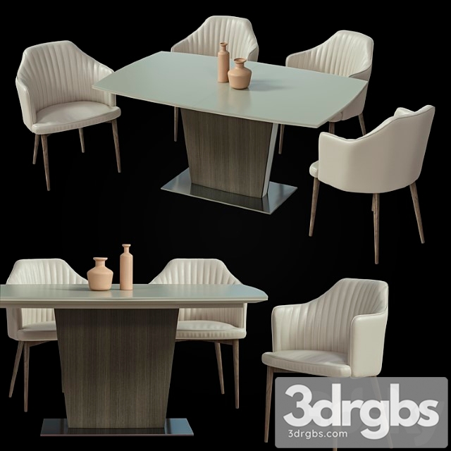 Dining group italgruppo 2 3dsmax Download - thumbnail 1