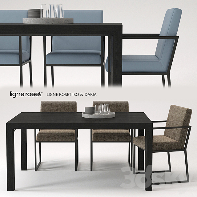 Dining group LIGNE ROSET 3DSMax File - thumbnail 1