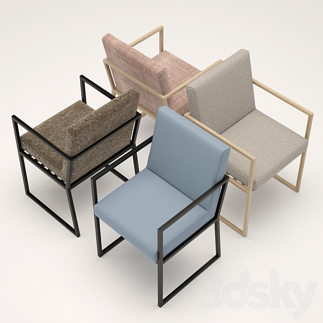 Dining group LIGNE ROSET 3DSMax File - thumbnail 2