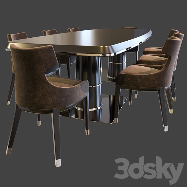 Dining group MEDEA 3DSMax File - thumbnail 1