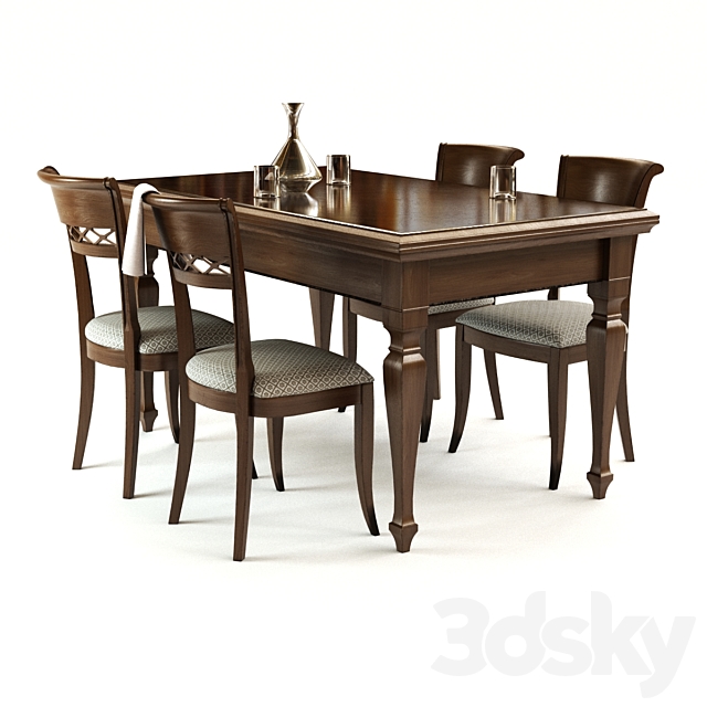 Dining group REGINA DEVINA NAIS 3DSMax File - thumbnail 1