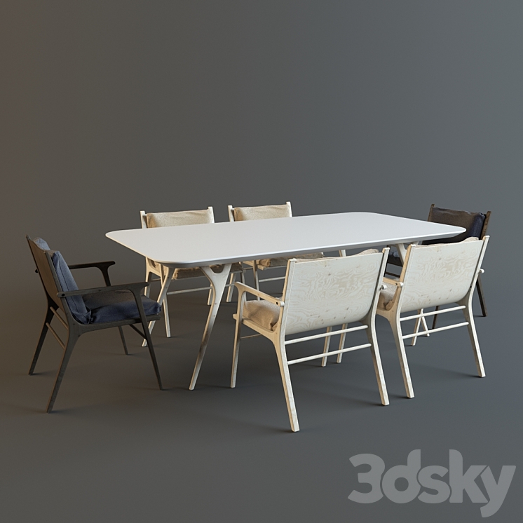 Dining REN 3DS Max - thumbnail 1