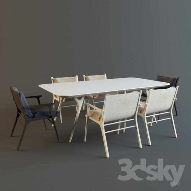 Dining REN 3DS Max - thumbnail 3