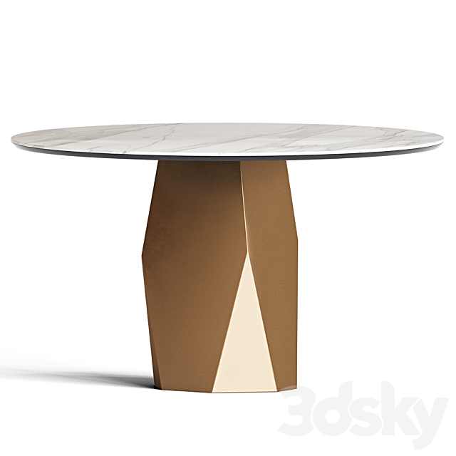 Dining Set 100 3DS Max Model - thumbnail 3