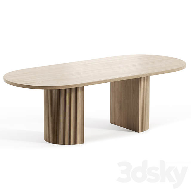 Dining Set 22 3ds Max - thumbnail 3