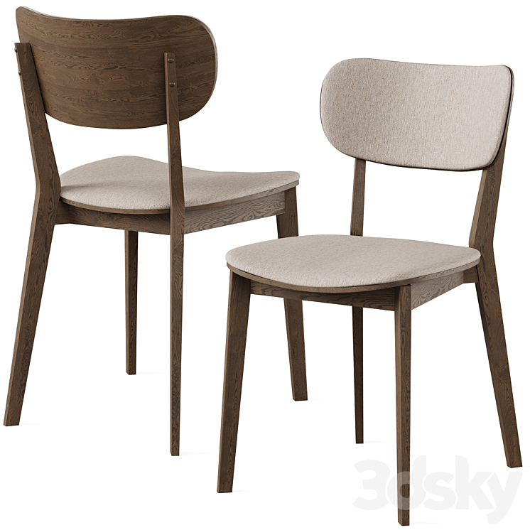 Dining Set 5 by Rowico Home 3DS Max Model - thumbnail 2