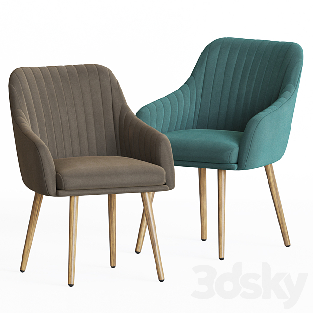 Dining Set 50 3DS Max Model - thumbnail 2