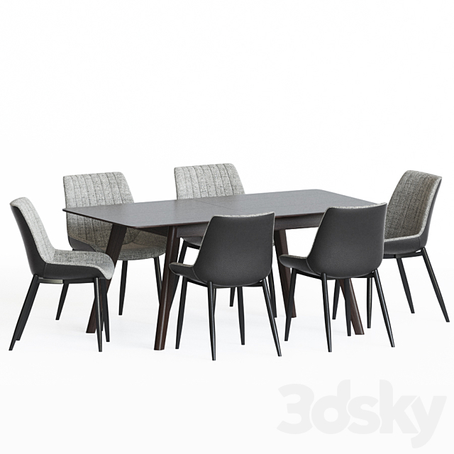 Dining Set 62 3DSMax File - thumbnail 5