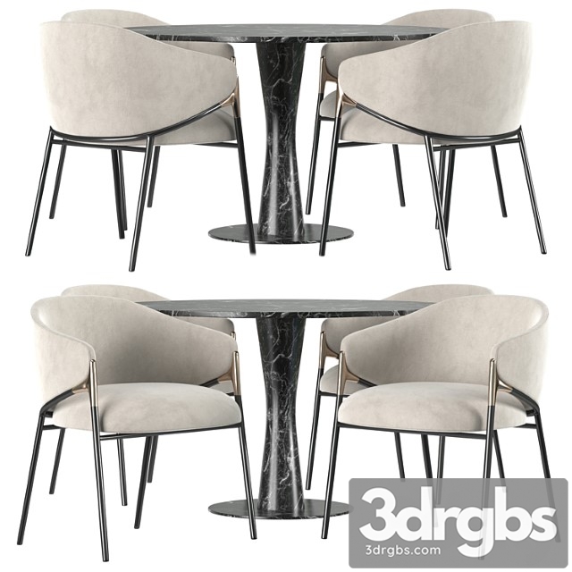 Dining set by segis 2 3dsmax Download - thumbnail 1