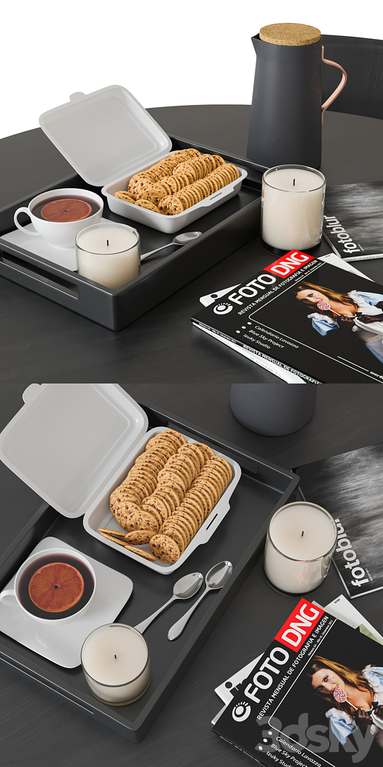 Dining Set_01 3DS Max - thumbnail 2