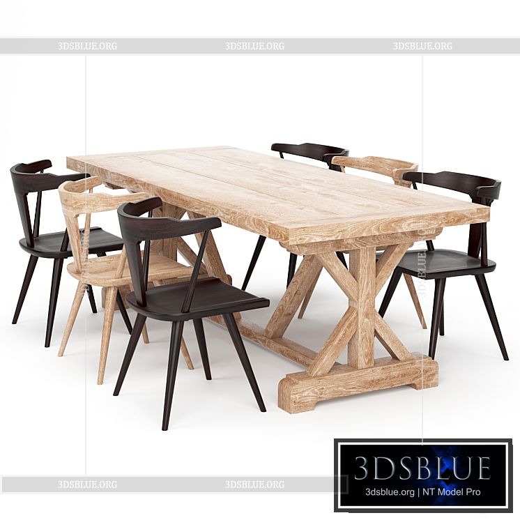 Dining Table 147 3DS Max - thumbnail 3