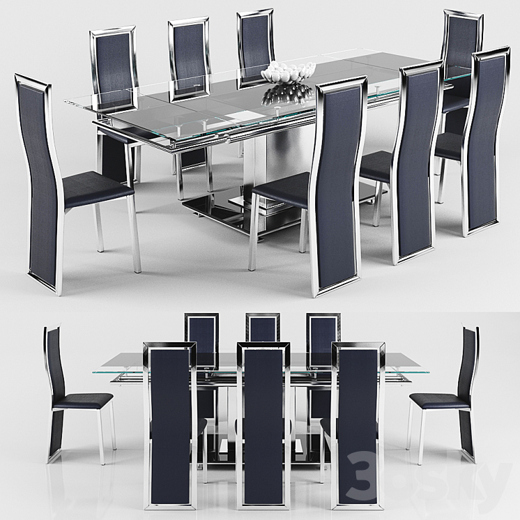 DINING TABLE 3 3DS Max - thumbnail 1