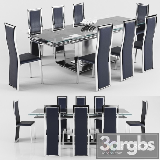 Dining Table 3 3dsmax Download - thumbnail 1