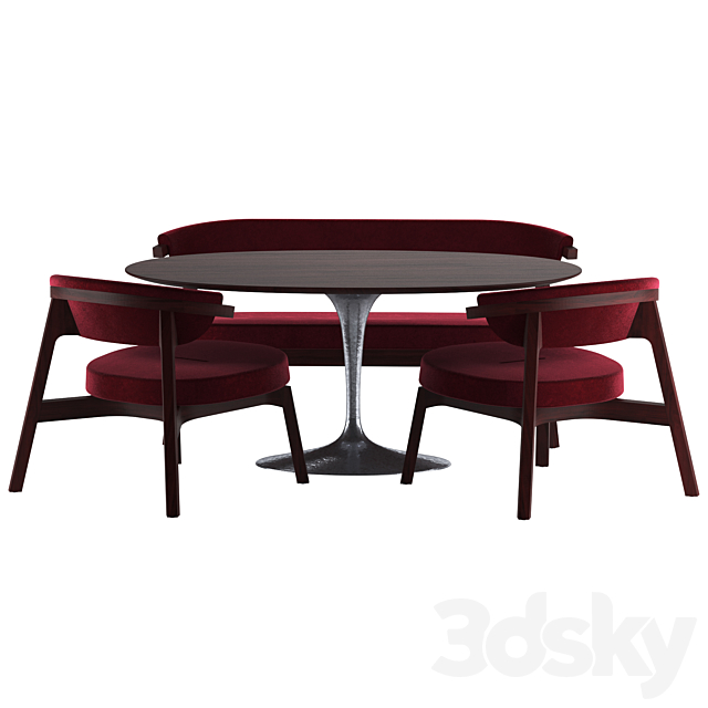 dining table 3DSMax File - thumbnail 1