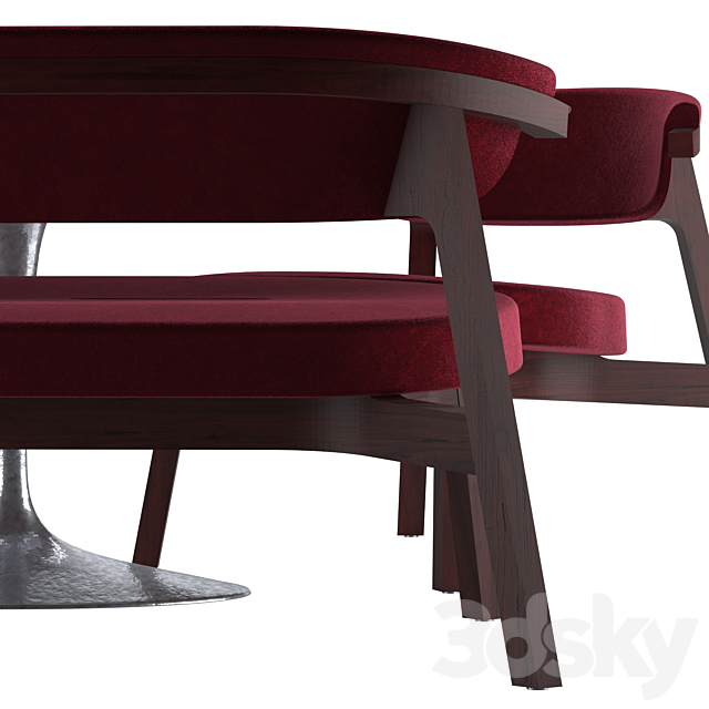 dining table 3DSMax File - thumbnail 2