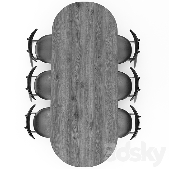 Dining Table 88 3DSMax File - thumbnail 2